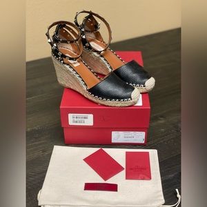 Valentino Rockstud Espadrille size 37
